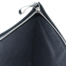 FENDI Zucca Canvas Clutch Bag Black Brown Auth 182892M-20