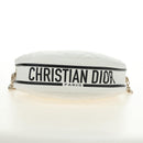 Christian Dior Canage Vibe Shoulder Bag Lamb Skin 2way White Gold Auth 182900SM-5