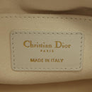 Christian Dior Canage Vibe Shoulder Bag Lamb Skin 2way White Gold Auth 182900SM-22