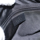GUCCI GG Canvas Shoulder Bag Black Gold Auth 182901A-17