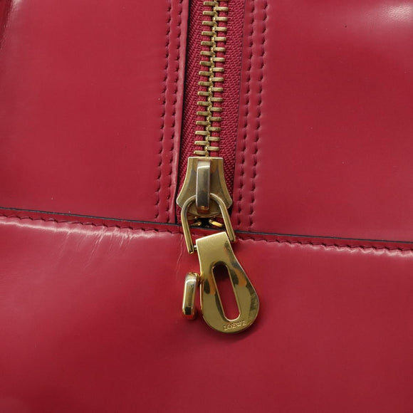 LOEWE Amazona 36 Handtas Lakleer Goud Roze Origineel 182902A