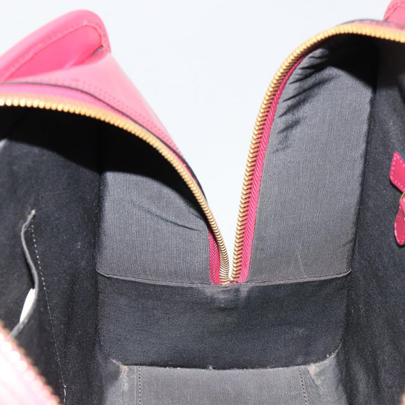 LOEWE Amazona 36 Handtas Lakleer Goud Roze Origineel 182902A