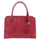 LOEWE Amazona 36 Handtas Lakleer Goud Roze Origineel 182902A-13