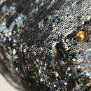 Miu Miu Shoulder Bag Sequin 2way Gold Silver Auth 182905SM-18