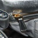 Miu Miu Shoulder Bag Sequin 2way Gold Silver Auth 182905SM-30