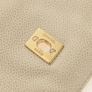 CHANEL Bicolore Rucksack Caviar Leder Beige Gold CC Auth 182907V-15