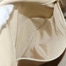 CHANEL Bicolore Rucksack Caviar Leder Beige Gold CC Auth 182907V-21