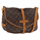 LOUIS VUITTON Monogram Saumur 30 Shoulder Bag M42256 LV Auth 182909A-1