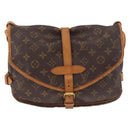 LOUIS VUITTON Monogram Saumur 30 Shoulder Bag M42256 LV Auth 182909A-13