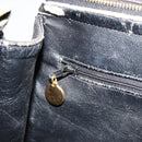 CHANEL Matelasse Hand Bag Canvas Black Gold CC Auth 182910-21