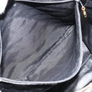 CHANEL Matelasse Hand Bag Canvas Black Gold CC Auth 182910-22