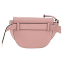 LOEWE Gate Dual Waist bag Leather Pink Gold Auth 182911M-2