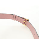 LOEWE Gate Dual Waist bag Leather Pink Gold Auth 182911M-8