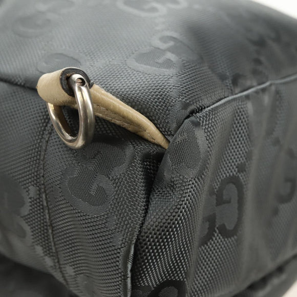GUCCI GG Canvas Off The Grid Shoulder Bag Gray Silver 658631 Auth 182912M