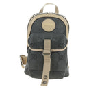 GUCCI GG Canvas Off The Grid Shoulder Bag Gray Silver 658631 Auth 182912M-13