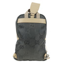 GUCCI GG Canvas Off The Grid Shoulder Bag Gray Silver 658631 Auth 182912M-2