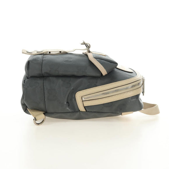 GUCCI GG Canvas Off The Grid Shoulder Bag Gray Silver 658631 Auth 182912M