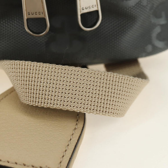 GUCCI GG Canvas Off The Grid Shoulder Bag Gray Silver 658631 Auth 182912M