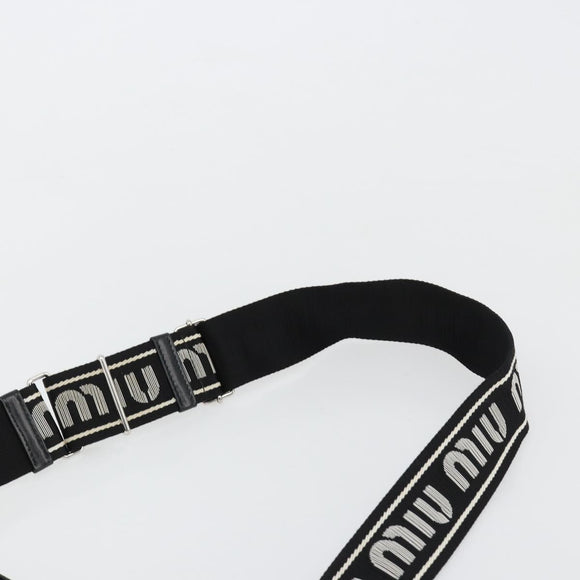 Miu Miu Handtasche Lackleder 2way Schwarz Silber Auth 182913M