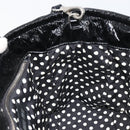 Miu Miu Handtasche Lackleder 2way Schwarz Silber Auth 182913M-19