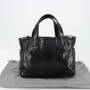 Miu Miu Handtasche Lackleder 2way Schwarz Silber Auth 182913M-25