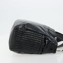 Miu Miu Handtasche Lackleder 2way Schwarz Silber Auth 182913M-4