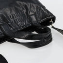Miu Miu Handtasche Lackleder 2way Schwarz Silber Auth 182913M-7