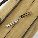 LOEWE Anagram Amazona 36 Handtasche Wildleder Beige Gold Original 182921A-16