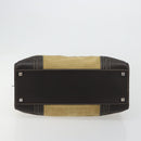 LOEWE Anagram Amazona 36 Handtasche Wildleder Beige Gold Original 182921A-9