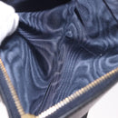 Christian Dior Trotter Canvas Montaigne Shoulder Bag Navy Gold Auth 182923A-18