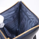 Christian Dior Trotter Canvas Montaigne Shoulder Bag Navy Gold Auth 182923A-19