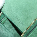 CELINE Mini Belt Hand Bag Leather 2way Green Gold Auth 182924M-24