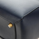 CELINE Belt bag Hand Bag Leather Navy Gold Auth 182925M-14