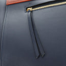 CELINE Belt bag Hand Bag Leather Navy Gold Auth 182925M-15