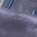 CELINE Belt bag Hand Bag Leather Navy Gold Auth 182925M-25