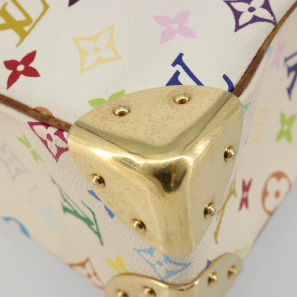 LOUIS VUITTON Monogram Multicolor Boulogne Tasche Weiß M92660 LV Auth 182931