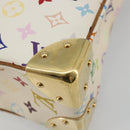 LOUIS VUITTON Monogram Multicolor Boulogne Tasche Weiß M92660 LV Auth 182931-12