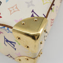 LOUIS VUITTON Monogram Multicolor Boulogne Tasche Weiß M92660 LV Auth 182931-13