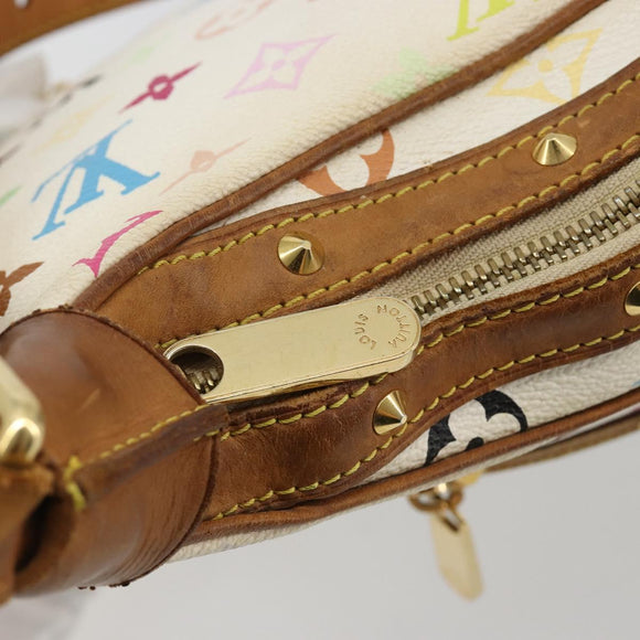 LOUIS VUITTON Monogram Multicolor Boulogne Tasche Weiß M92660 LV Auth 182931