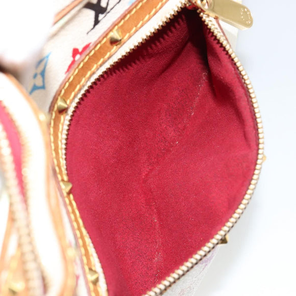 LOUIS VUITTON Monogram Multicolor Boulogne Tasche Weiß M92660 LV Auth 182931