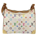 LOUIS VUITTON Monogram Multicolor Boulogne Tasche Weiß M92660 LV Auth 182931-3
