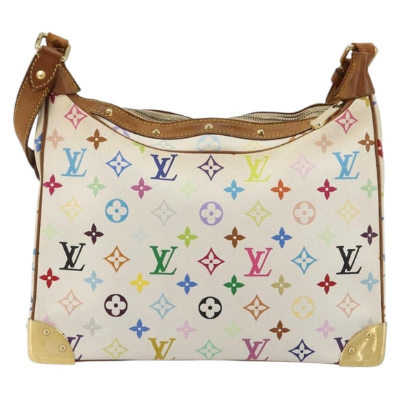 LOUIS VUITTON Monogram Multicolor Boulogne Tasche Weiß M92660 LV Auth 182931