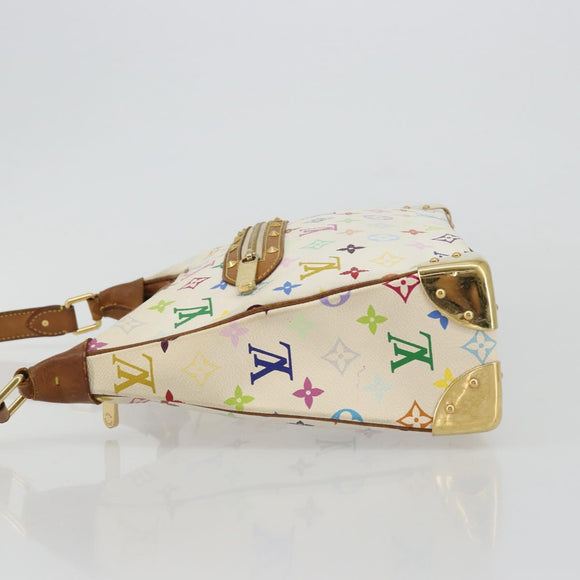 LOUIS VUITTON Monogram Multicolor Boulogne Tasche Weiß M92660 LV Auth 182931