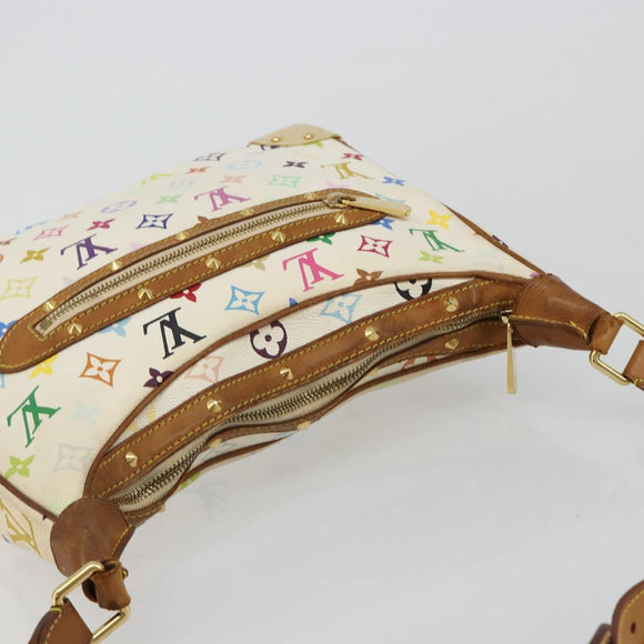 LOUIS VUITTON Monogram Multicolor Boulogne Tasche Weiß M92660 LV Auth 182931