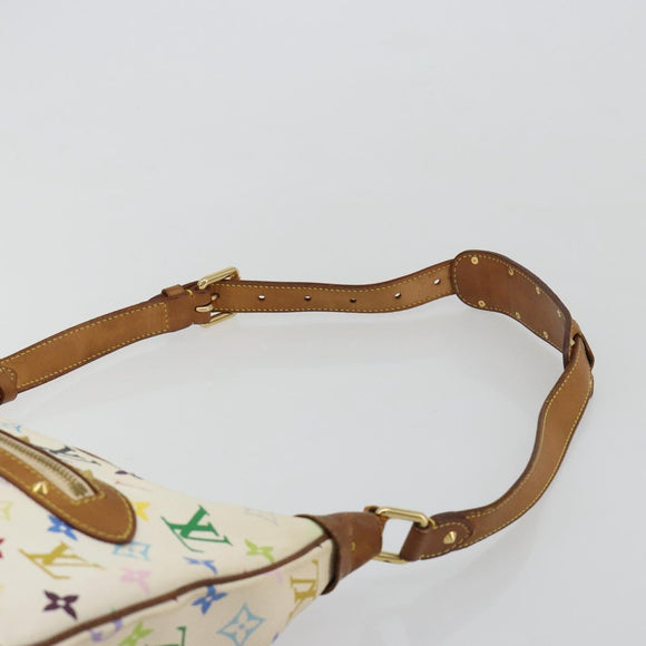 LOUIS VUITTON Monogram Multicolor Boulogne Tasche Weiß M92660 LV Auth 182931