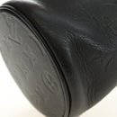 LOUIS VUITTON Monogram Shadow Chalk Nanobag Bag Black M44628 LV Auth 182934SM-16