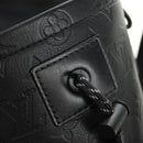 LOUIS VUITTON Monogram Shadow Chalk Nanobag Bag Black M44628 LV Auth 182934SM-21
