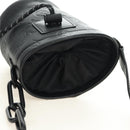 LOUIS VUITTON Monogram Shadow Chalk Nanobag Bag Black M44628 LV Auth 182934SM-6