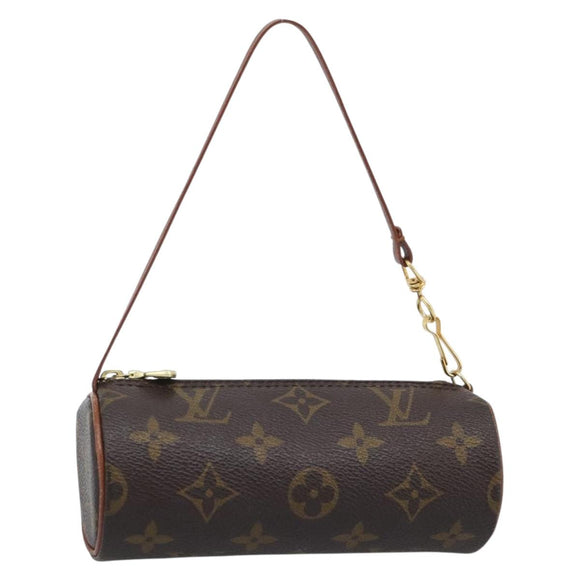 LOUIS VUITTON Monogram Papillon Pouch LV Auth 182935