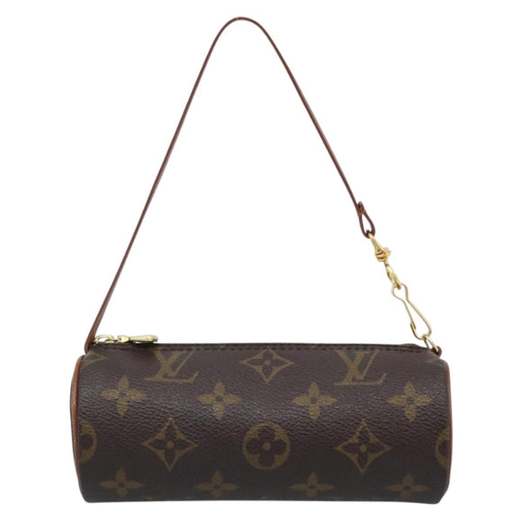 LOUIS VUITTON Monogram Papillon Pouch LV Auth 182935